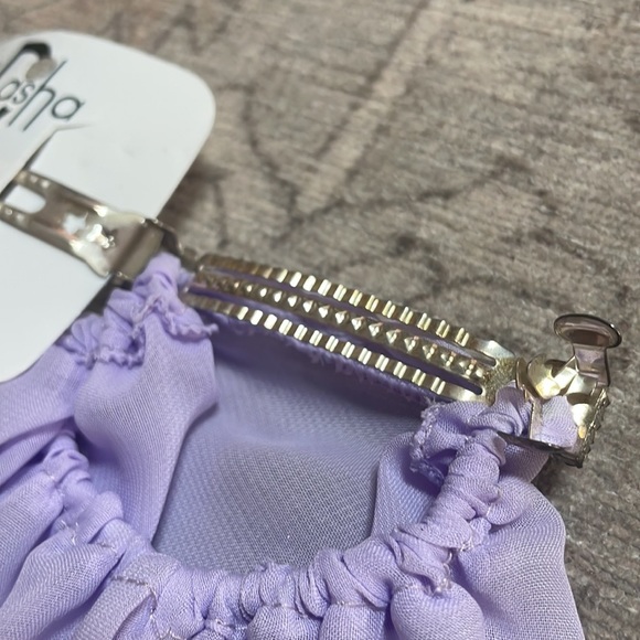 New- Rhinestone hair clip with Bun cover. Ballerina dance bun cover, Ballet - Picture 5 of 9